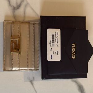 Versace Gold and Cream Wallet